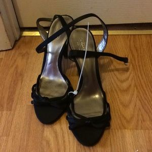 Sold Coach women heels black size 10B